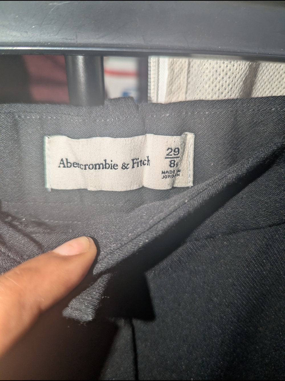 Abercrombie And Fitch - Sloan Tailored Wide Leg Pants (Cream Or Black) - Picture 2 of 8